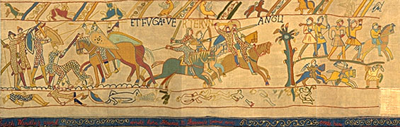 The Battle Of Hastings scene 7 - Bayeux Tapestry